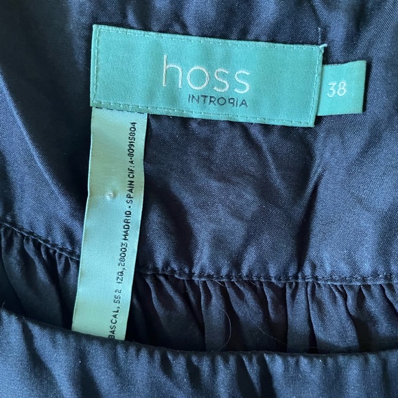 HOSS INTROPIA 100% SILK MINI DRESS Tunic Top Sheet Size 38 - Picture 9 of 9